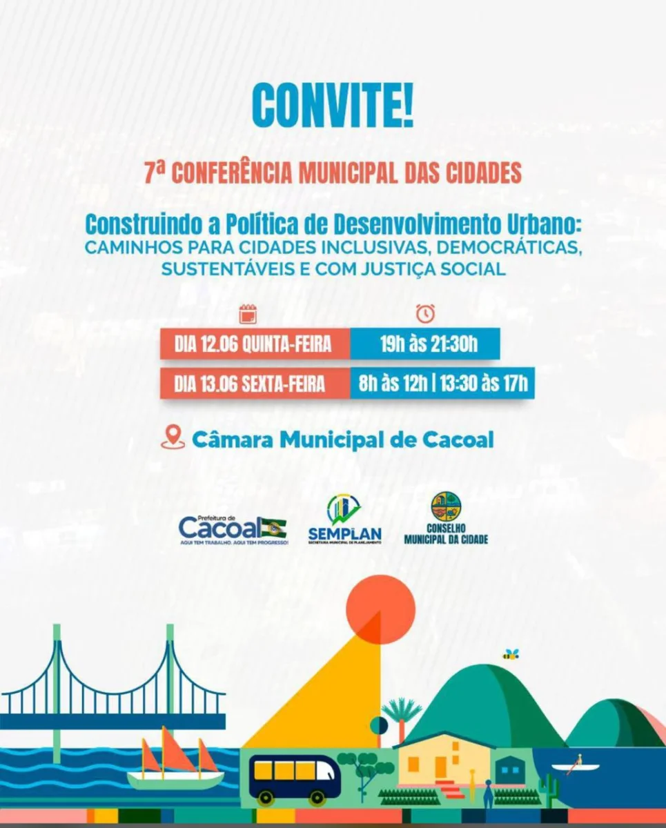Conferência das Cidades terá início dentro de instantes na Câmara Municipal