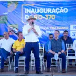 Presidente da Assembleia Legislativa comemora entrega da RO-370, a Rodovia do Boi, em Corumbiara