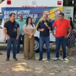 Ministro Andreazza Cirone assegura recursos e população de Andreazza recebe ambulância