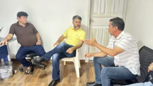 Amarilson Carvalho participa de reunião com Marcos Rogério e discute apoio e infraestrutura para Cacoal