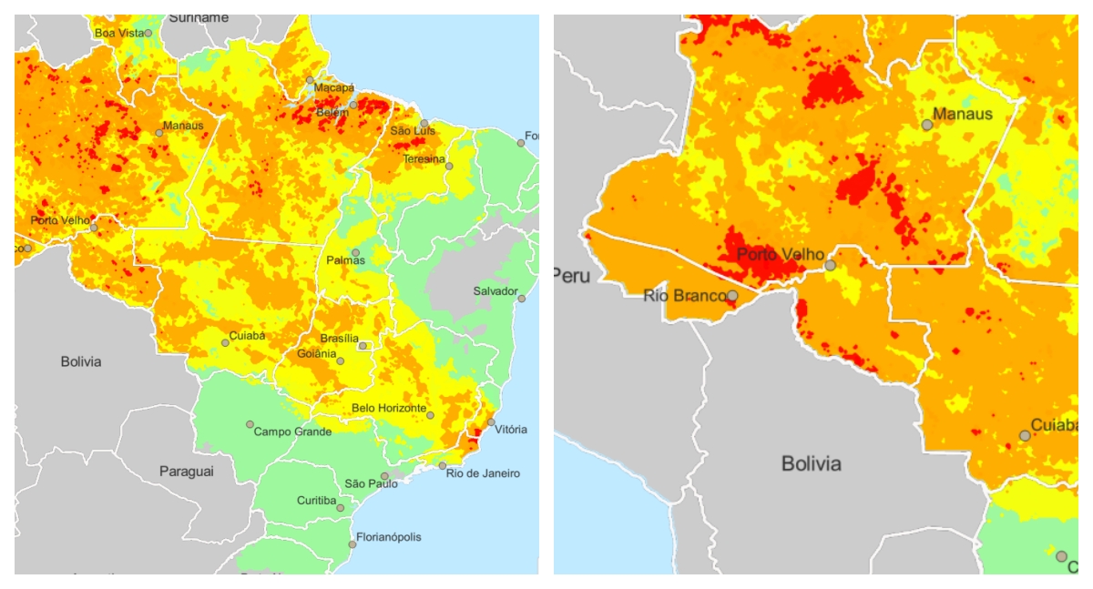 Alerta de temporais: Rondônia pode enfrentar chuvas intensas neste fim de semana