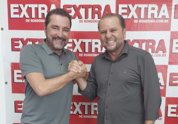 Em visita ao EXTRA, Hildon e Cirone detalham trajetória e aliança na disputa pelo governo durante agenda em Vilhena