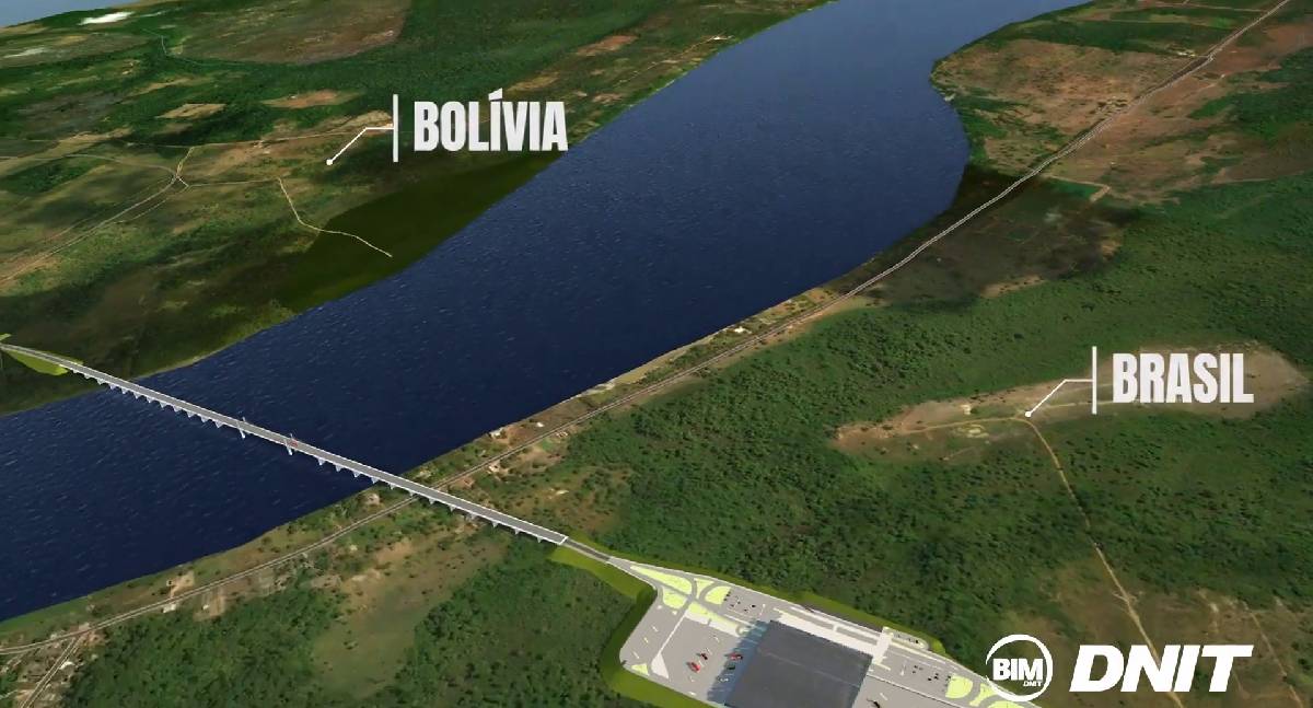 Agenda entre Lula da Silva e Rodrigo Paz, da Bolívia, destaca construção da ponte binacional Guajará/Guayaramerín