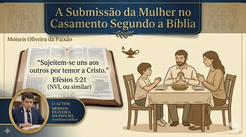 PALAVRA DE VIDA – A submissão da mulher no casamento segundo a Bíblia