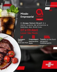 Missão Empresarial levará empreendedores de Rondônia à maior feira de alimentos da América Latina