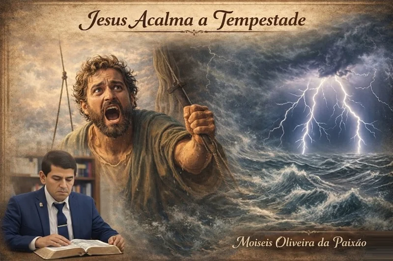 POESIA: Jesus acalma a tempestade