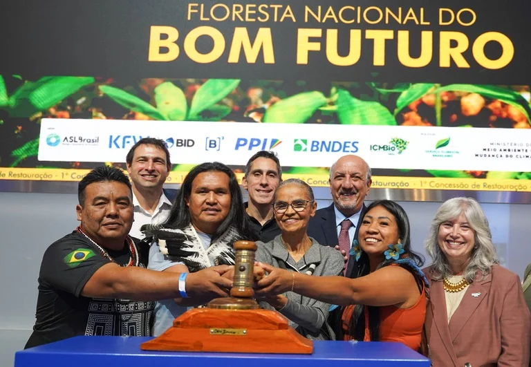 Realizada 1ª concessão do país para restauração com base em créditos de carbono em RO