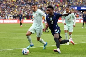 Brasil perde para a França com um a mais