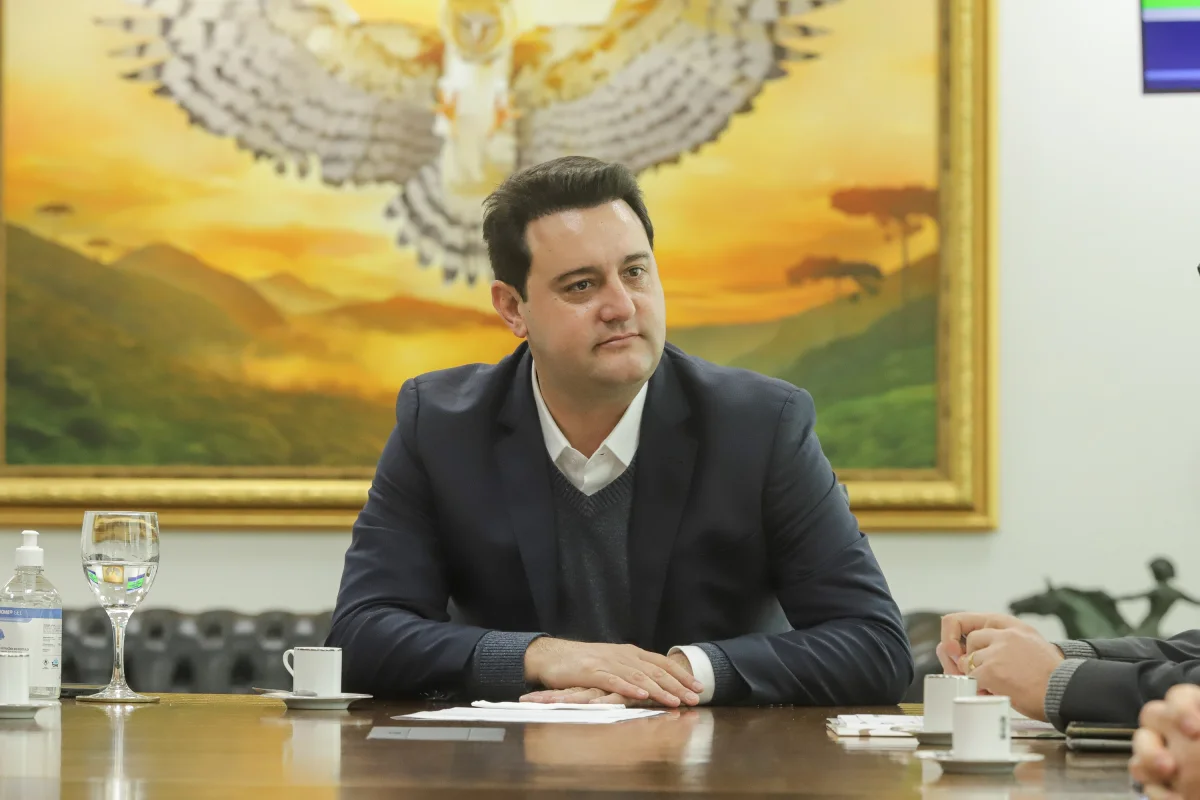 ‘Exemplo de compromisso com a democracia’, diz Ratinho Junior sobre escolha de Caiado como presidenciável pelo PSD