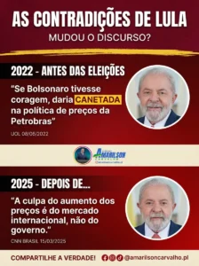 DISCURSO MUDA E PREÇO CONTINUA ALTO: FALA DE LULA SOBRE COMBUSTÍVEL VOLTA À TONA EM 2026