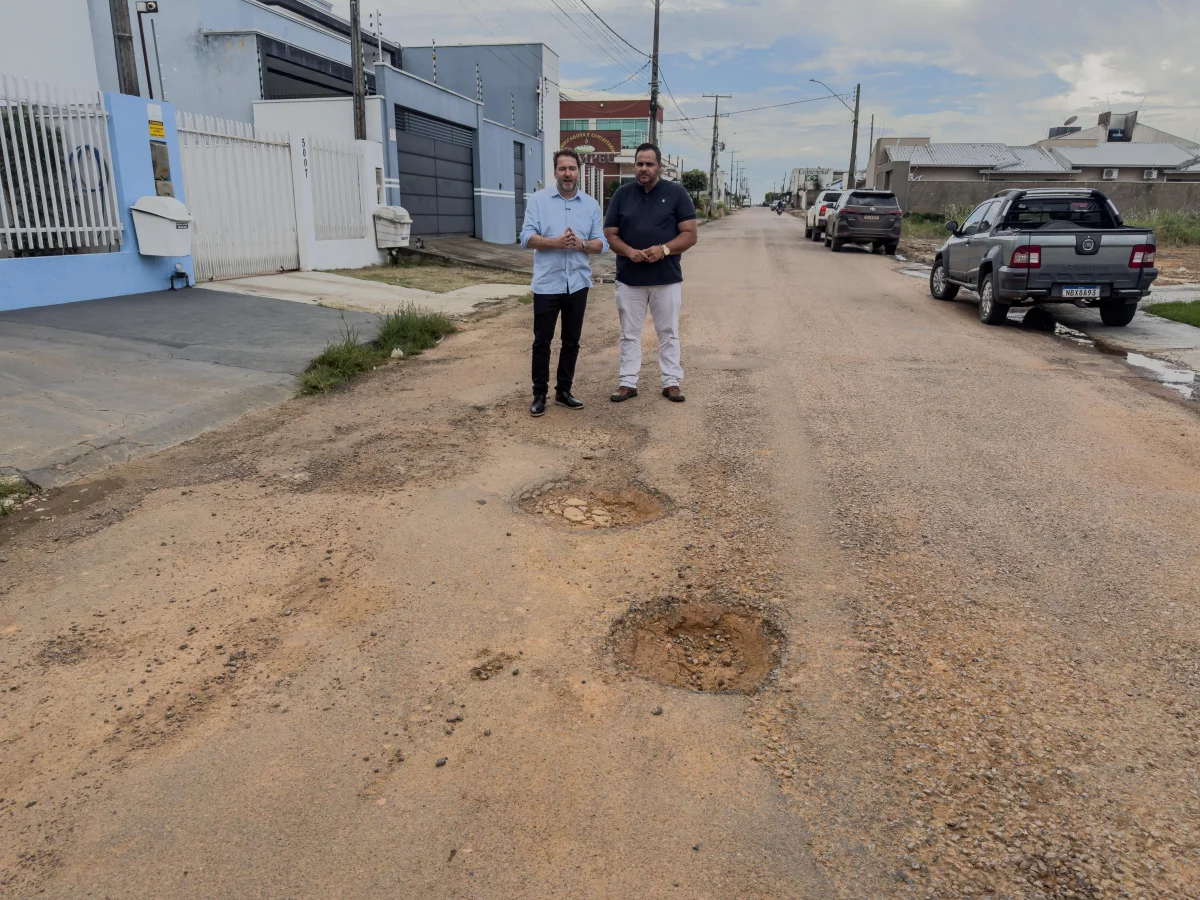 Alex Redano anuncia destinação de R$ 7 milhões para recuperação de ruas em Ariquemes