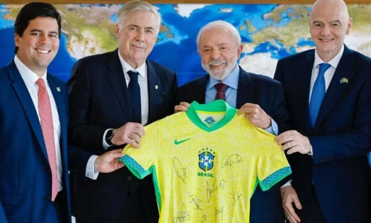 Lula revela consulta de Ancelotti: ‘Você acha que o Neymar deve ser convocado?’
