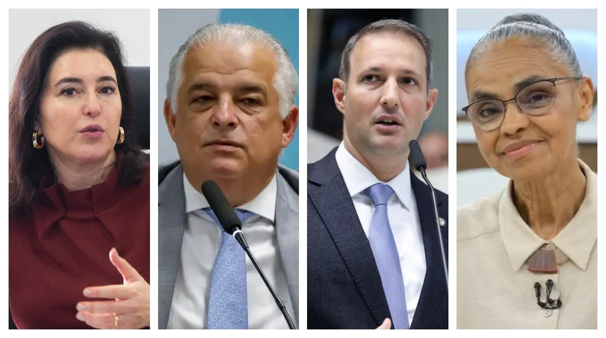 Quaest para o Senado em SP: Simone Tebet, Marina Silva, Márcio França e Guilherme Derrite lideram cenários