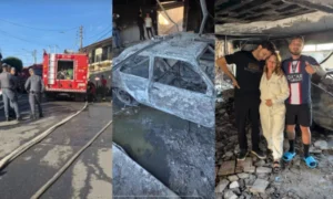 Casa dos pais de MC Gui pega fogo na zona leste de São Paulo