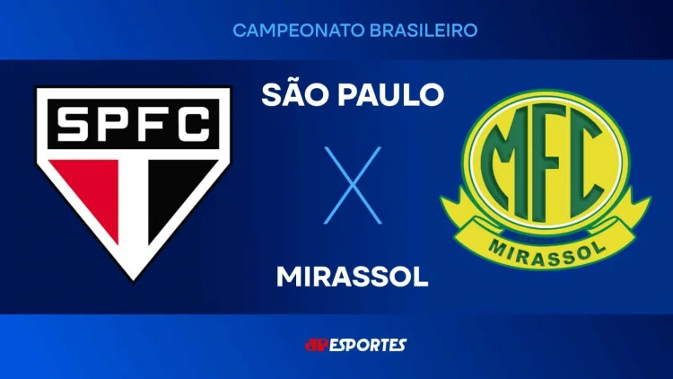 São Paulo x Mirassol: confira a transmissão da Jovem Pan ao vivo