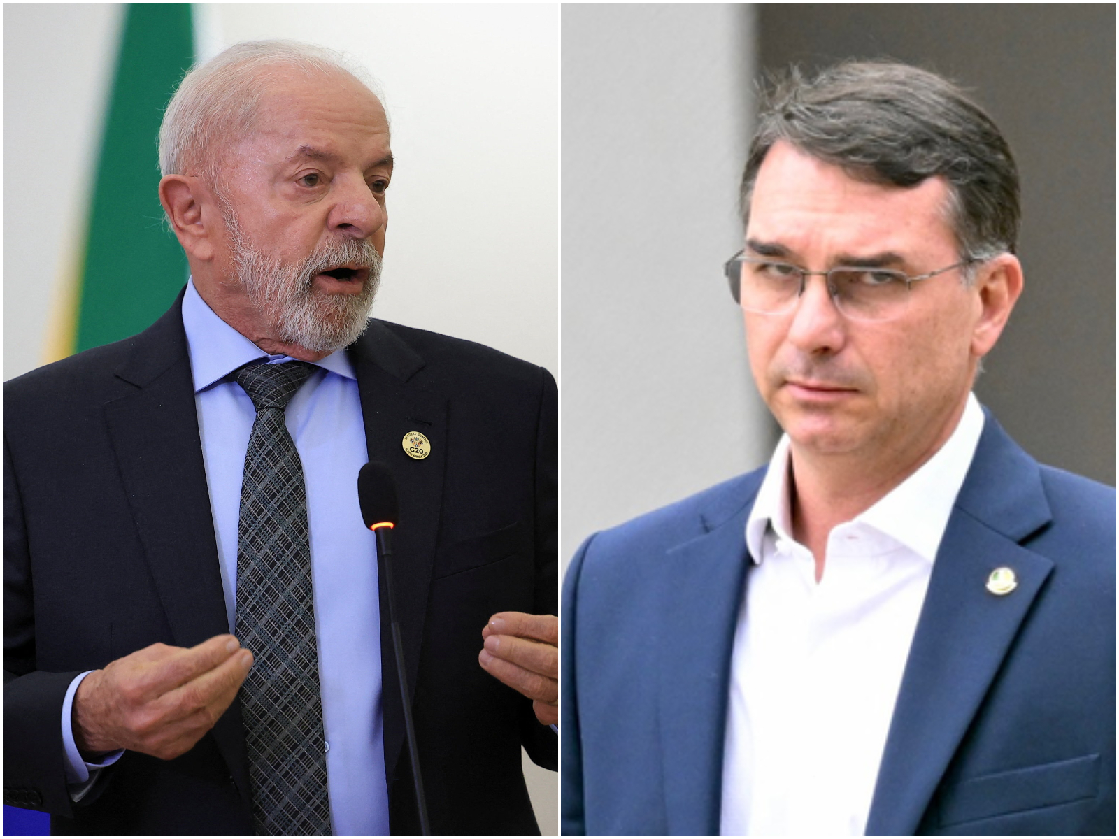 Datafolha aponta rejeição de 48% para Lula, 46% para Flávio, 17% para Zema e 16% para Caiado