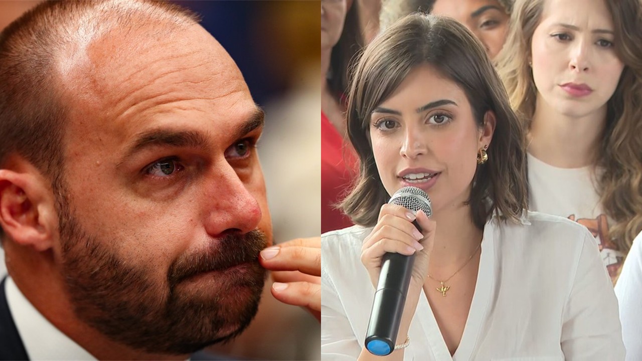 André Mendonça suspende julgamento de ação de Tabata Amaral contra Eduardo Bolsonaro por difamação