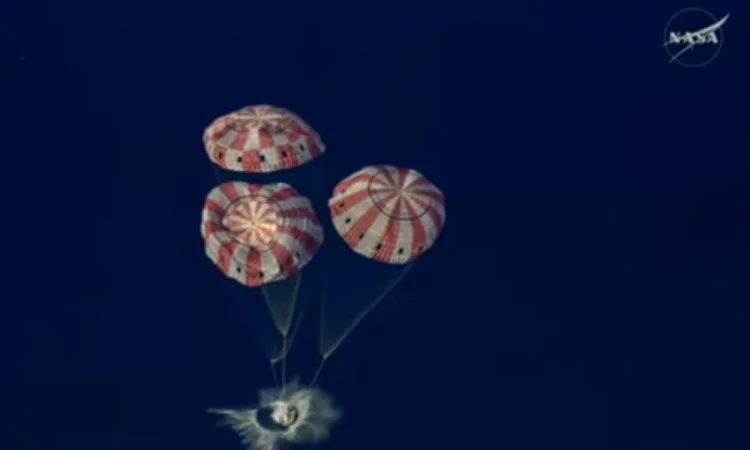 Artemis II: astronautas voltam à Terra após 10 dias no espaço