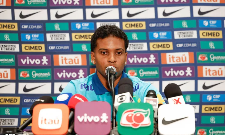 Fora da Copa por lesão, jogador Rodrygo será comentarista do mundial na TV