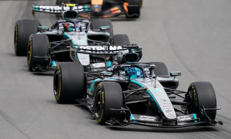 F1: Russell vence sprint do GP do Canadá após desavença com Antonelli