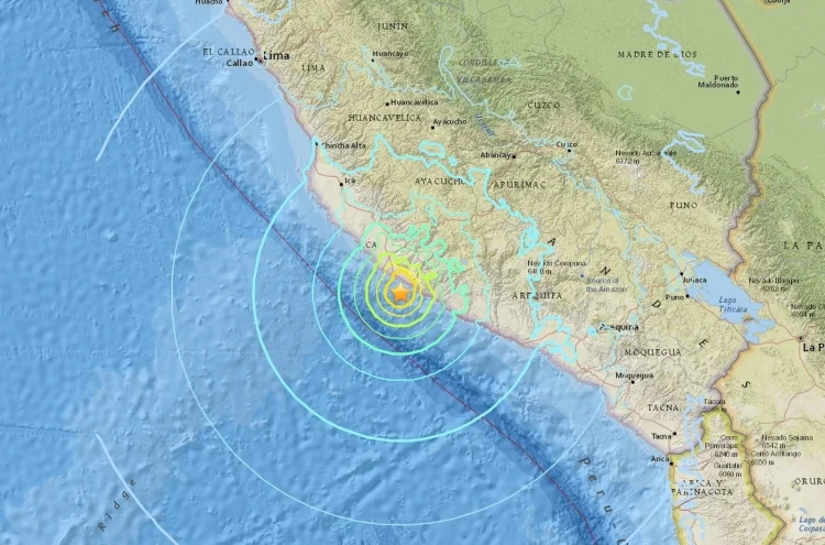 Terremoto de magnitude 6,1 atinge a costa sul do Peru 