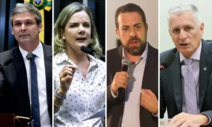 TSE manda Gleisi e Boulos apagarem posts que associam Flávio Bolsonaro ao crime organizado