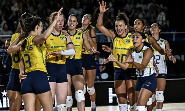 Brasil x Holanda na Liga das Nações Feminina de vôlei: onde assistir ao vivo