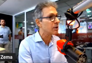Zema diz que 'nunca foi próximo' de Flávio Bolsonaro e volta a criticar o STF: 'Poder incendiário'