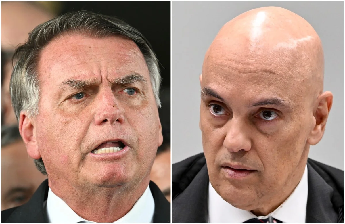 Moraes nega visita de Milei a Jair Bolsonaro na prisão domiciliar