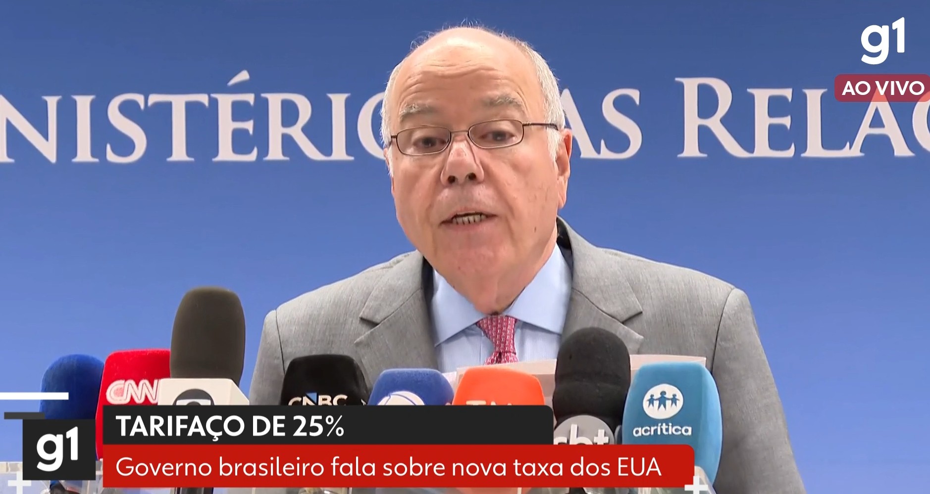 Mauro Vieira diz que novas tarifas dos EUA não têm justificativa e lastro com realidade: 'Motivação política'