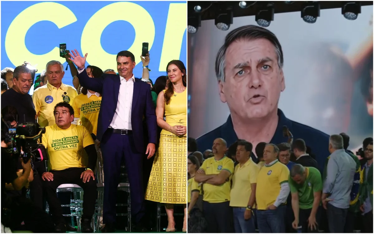 Defesa de Flávio Bolsonaro nega que vídeo por IA do pai seja pedido de voto e diz que respeitou lei eleitoral