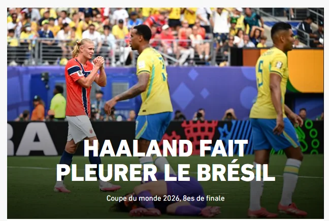 Imprensa internacional repercute eliminação da Seleção: ‘Haaland devora o Brasil’