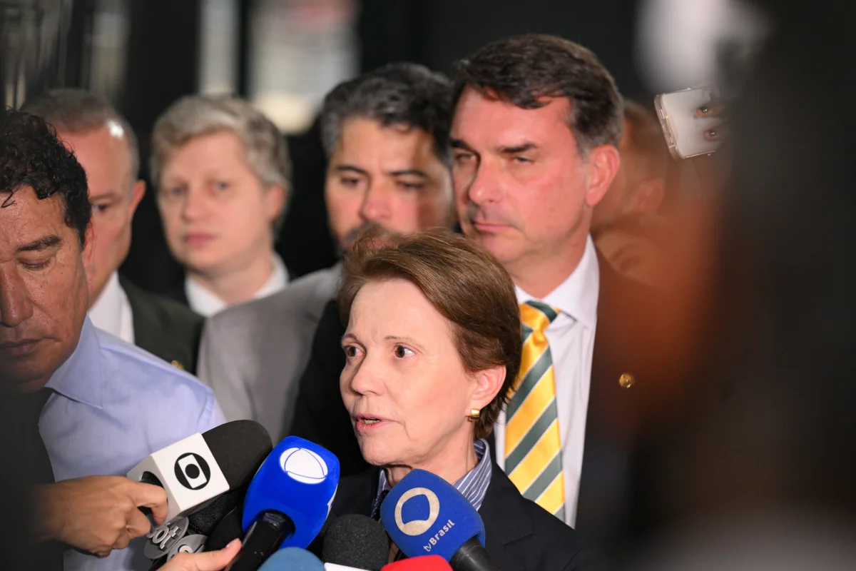 Tereza Cristina afirma que ainda pode ser vice de Flávio Bolsonaro, apesar de veto do PP: 'Até a hora final tem espaço'