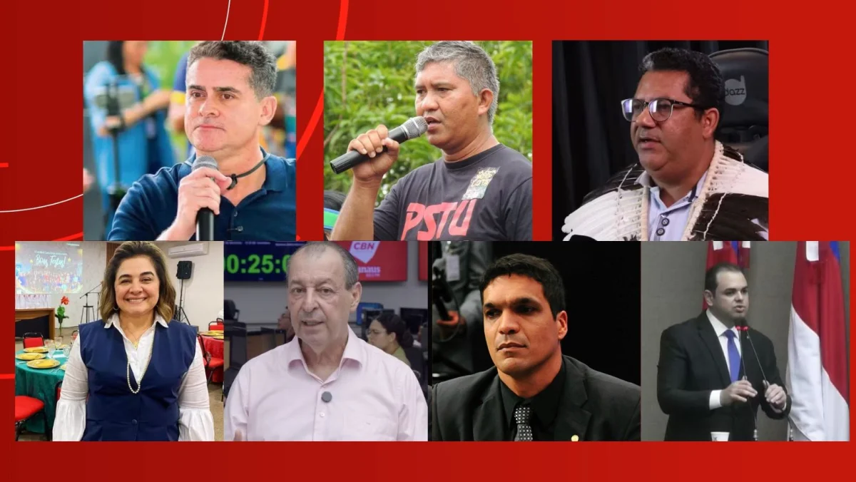 Veja quem são os candidatos a governador no Amazonas em 2026