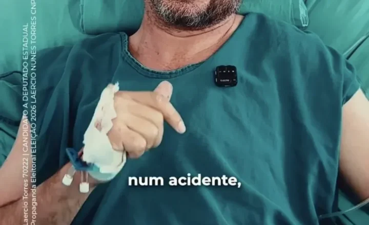 Em leito hospitalar, Laércio Torres relata superação após grave acidente de trânsito em Rondônia
