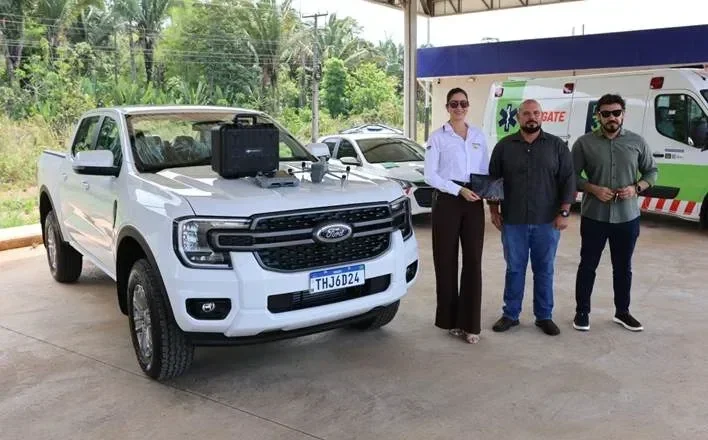 Nova 364 entrega caminhonete e drone à Secretaria Meio Ambiente de Porto Velho