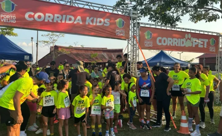 Corrida Kids e Corrida Pet ampliam participação das famílias nas comemorações de Porto Velho