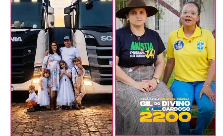Vanessa, esposa de Ezequiel, declara apoio a Gil do Divino Cardoso para deputada federal