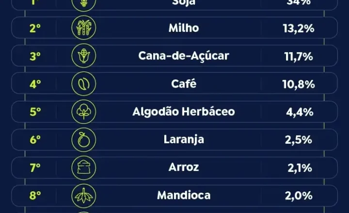 Produção agrícola brasileira superou R$ 927 bilhões em 2025