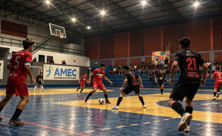 Com goleadas e 24 gols, futsal estreia em grande estilo nos Jogos Abertos de Cacoal