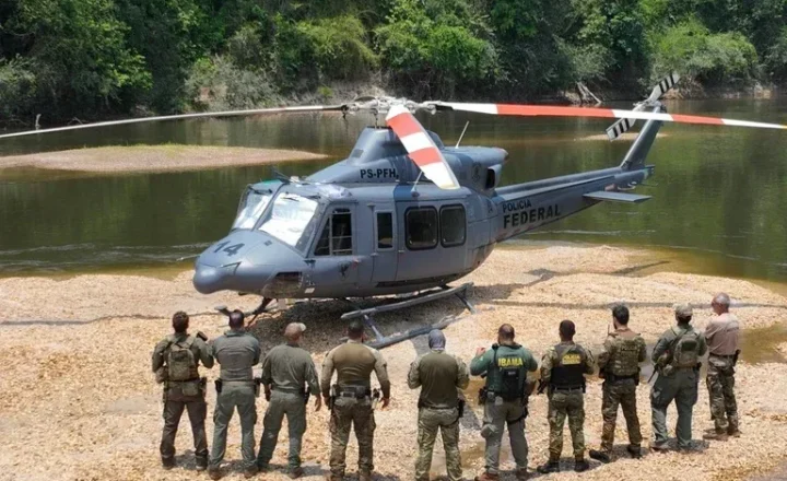 PF e IBAMA deflagram operação Fornalha contra garimpo ilegal nas Terra Indígenas Sete de Setembro, Zoró e Roosevelt