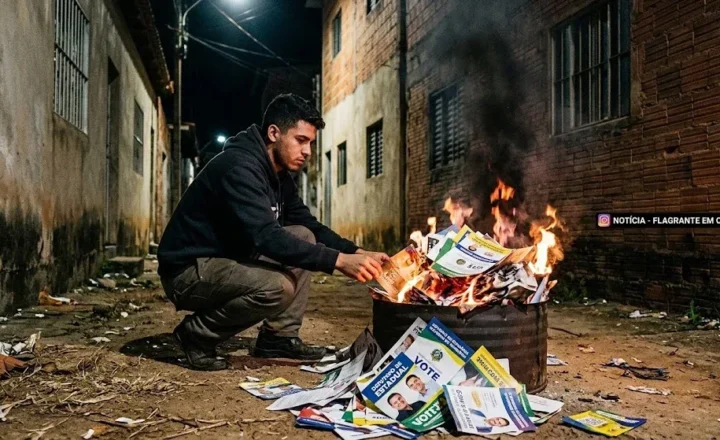 DENÚNCIA É ENCAMINHADA À SEMMA APÓS RELATO DE QUEIMA DE MATERIAL DE CAMPANHA EM CACOAL