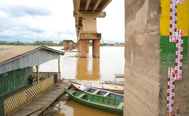 Rio Madeira abaixo da média alerta pescadores e navegantes