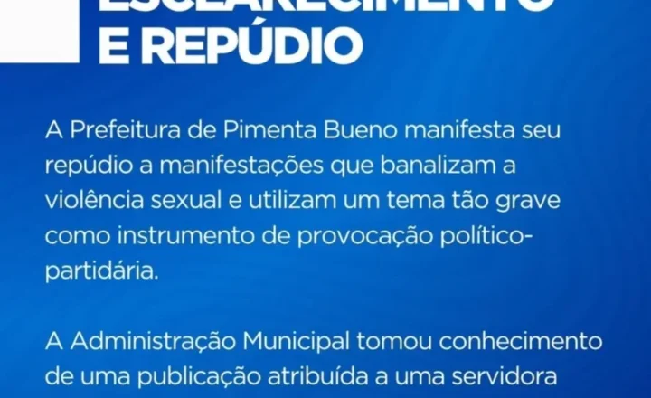 Servidora é exonerada após post desejando que famílias de esquerdistas sejam estupradas em RO; defesa diz que conta foi hackeada