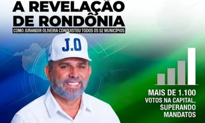 Jurandir Oliveira surge como a grande revelação política de Rondônia ao ser eleito deputado estadual