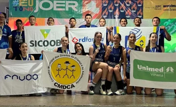 Vôlei escolar conquista títulos de quadra e praia no Joer 2026