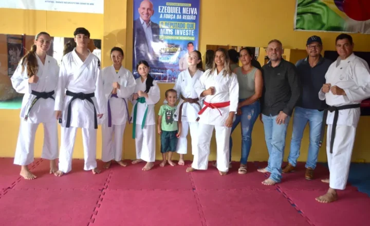Deputado Ezequiel Neiva investe no esporte e contribui para valorização de talentos em Espigão d’Oeste