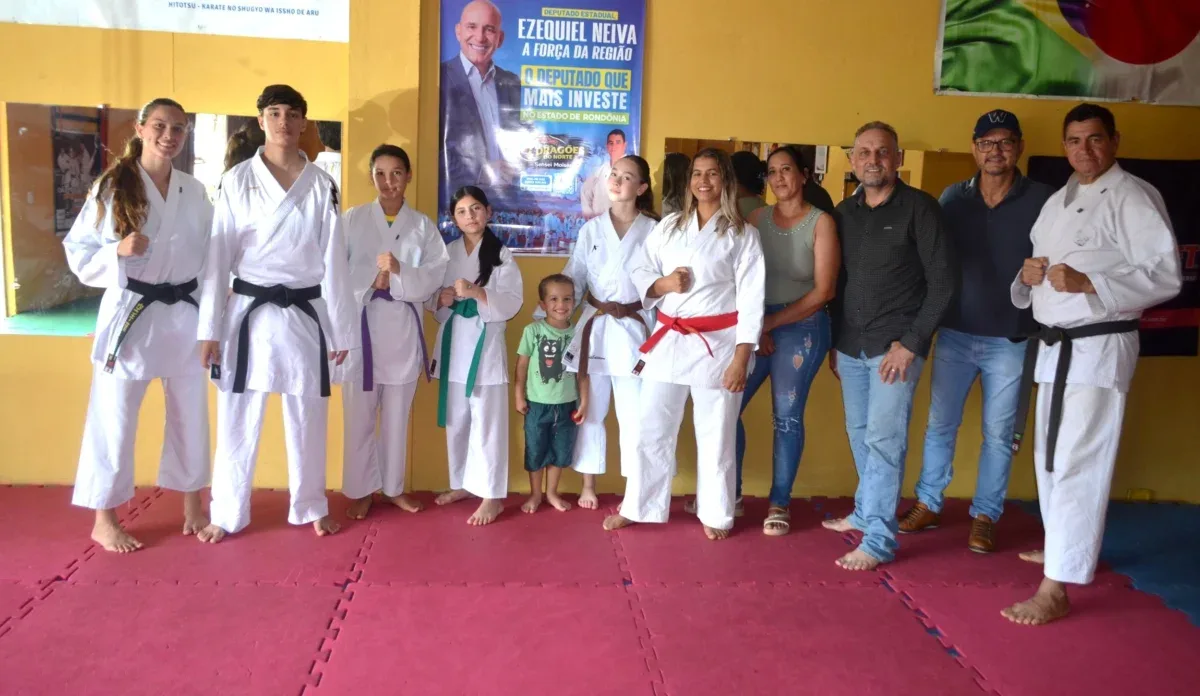 Deputado Ezequiel Neiva investe no esporte e contribui para valorização de talentos em Espigão d’Oeste