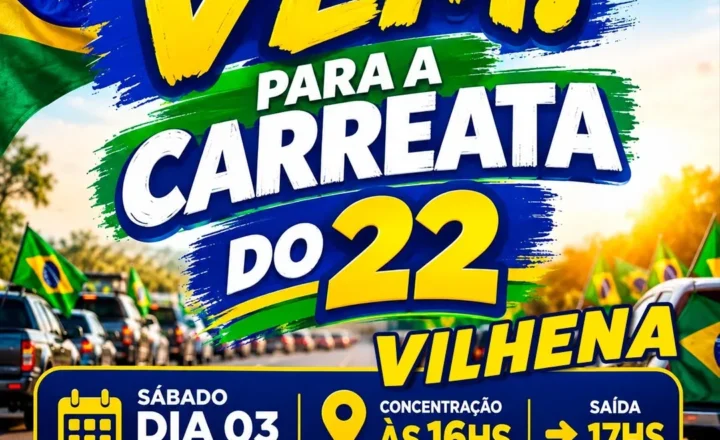 Luizinho Goebel comanda Carreata do 22 neste sábado em Vilhena