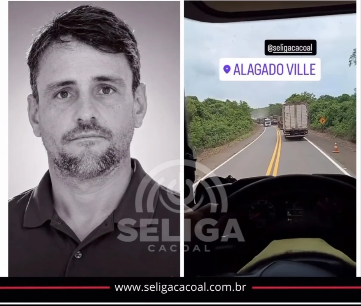 MOTORISTA DE JI-PARANÁ MORRE EM COLISÃO ENTRE CARRETAS NA BR-364
